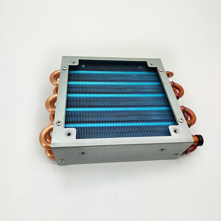 Finned Copper Tube Refrigerator Freezer Condenser